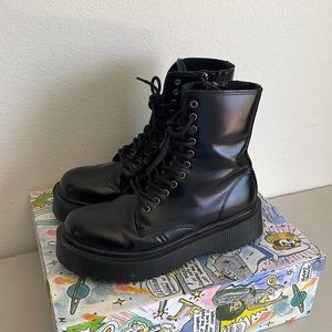 Combat Platform Boots